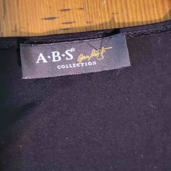 ABS Allen Schwartz 3/4 Sleeve Midi Wrap Dress - Picture 9 of 10